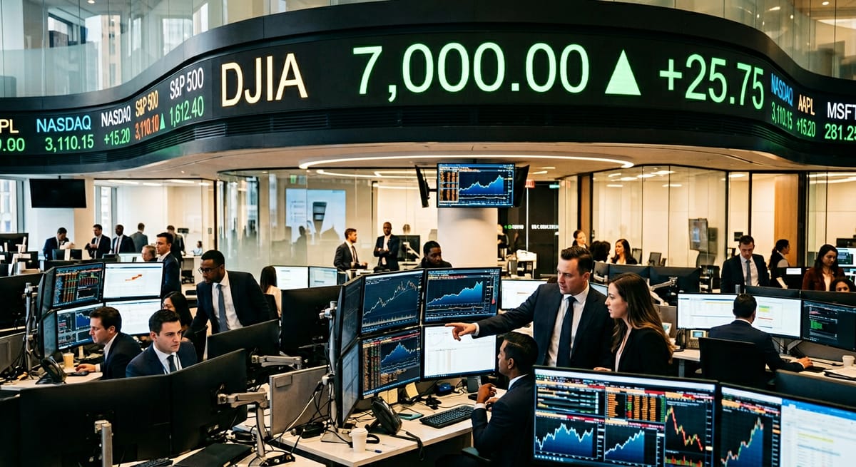 S&P 500 Crosses 7,000: AI and Bank Earnings Defy Global Fears